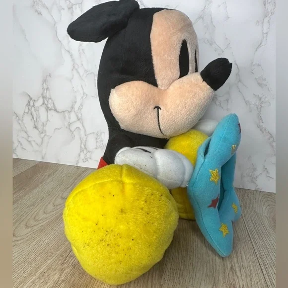 Disney Mickey Mouse Plush Star Photo Frame Stuffed Animal Toy Room Decor - Picture 4 of 4